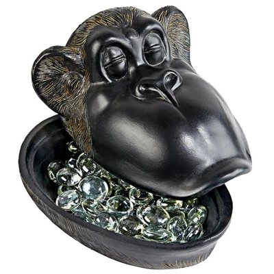 Design Toscano Monkey Trove Sculptural Trinket Box 1 Design Toscano Monkey Trove Sculptural Trinket Box