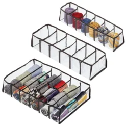 MDesign Plastic Dresser Drawer/Closet Storage Divider, Set Of 3 17 MDesign Plastic Dresser Drawer/Closet Storage Divider, Set Of 3 -IRIS Storage Deals Store GUEST 022914ed 122b 4e11 b0d7 f7e21644c991