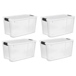 Sterilite 70 Quart Clear Plastic Stackable Storage Container Bin Box Tote With White Latching Lid Organizing Solution For Home & Classroom 15 Sterilite 70 Quart Clear Plastic Stackable Storage Container Bin Box Tote With White Latching Lid Organizing Solution For Home & Classroom -IRIS Storage Deals Store GUEST 025d13e2 e559 469d 8c8e ba83fc482d83