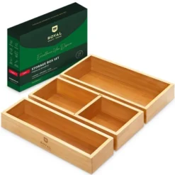 Royal Craft Wood Universal Bamboo Storage Box Set 16 Royal Craft Wood Universal Bamboo Storage Box Set -IRIS Storage Deals Store GUEST 0275c963 a4ea 48e2 ba8f 6dc40bdcb2f9