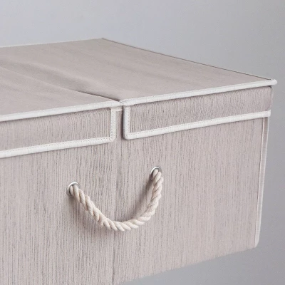 WeThinkStorage 65L Foldable Organizing Storage Bin With Double Lids 5 WeThinkStorage 65L Foldable Organizing Storage Bin With Double Lids - Image 5