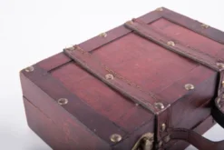 Vintiquewise Antique Style Small Wooden Suitcase With Leather Straps And Handle 6 Vintiquewise Antique Style Small Wooden Suitcase With Leather Straps And Handle -IRIS Storage Deals Store GUEST 04cd72f4 300e 447a 99ce 596a33dd7a9f