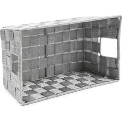 Farmlyn Creek Grey Woven Basket For Bathroom, Closet And Pantry Storage Organizer (11.4 X 6.5 X 4.5 In) -IRIS Storage Deals Store GUEST 04f29d1f 66e3 4959 a99d 5b8930bb480a