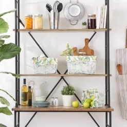 Design Imports Set Of 3 Antique Chicken Wire Lemon Print Liner Baskets White -IRIS Storage Deals Store GUEST 065ff4a4 4558 4c66 a312 0bcea71a66bf