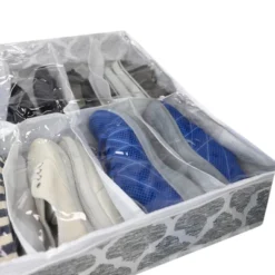Home Basics Arabesque 12 Pair Non-woven Under The Bed Organizer, Grey -IRIS Storage Deals Store GUEST 07214fce 56c3 441f 9c9a f04f00e51c93