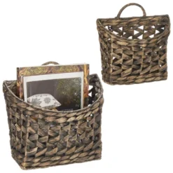 MDesign Hyacinth Home Storage Wall Mount Basket, Set Of 2 18 MDesign Hyacinth Home Storage Wall Mount Basket, Set Of 2 -IRIS Storage Deals Store GUEST 085fd0d0 eed8 4922 ad19 7ea0c3b3727e