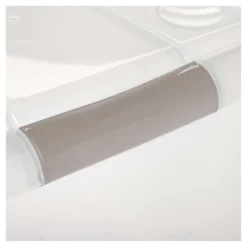 IRIS 40qt Underbed Plastic Storage Container With Lid And Durable Buckles Clear -IRIS Storage Deals Store GUEST 08e5040d a164 4797 9d43 90869ec2850f