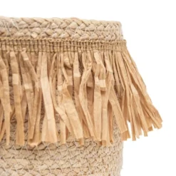 Set Of 2 Natural Woven Natural Seagrass & Faux Raffia Basket - Foreside Home & Garden -IRIS Storage Deals Store GUEST 09097f9e e734 418f 9c7f de2d3e08f88e