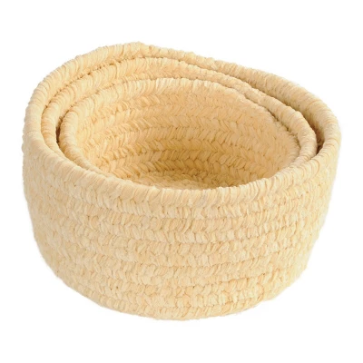 Colonial Mills Spring Meadow Nesting Baskets - Dandelion - Set Of 3 1 Colonial Mills Spring Meadow Nesting Baskets - Dandelion - Set Of 3