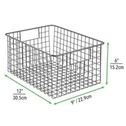 MDesign Bath Metal Storage Organizer Basket - 4 Pack -IRIS Storage Deals Store GUEST 0a6bb1c2 f7a9 4d63 992a b4ea34906b06