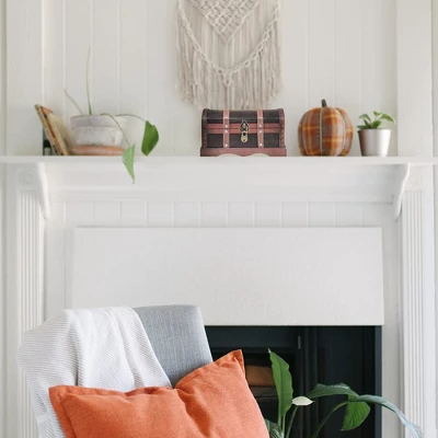 Brynnberg 15"x9.1"x10.6" Wooden Antique Treasure Chest Storage Box - Lockable 6 Brynnberg 15"x9.1"x10.6" Wooden Antique Treasure Chest Storage Box - Lockable - Image 6