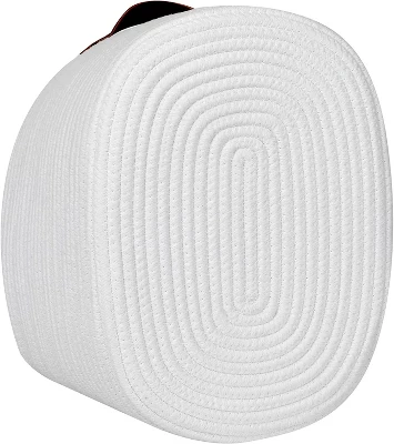 Midlee Oval Leather Handle Toys Basket 3 Midlee Oval Leather Handle Toys Basket - Image 3