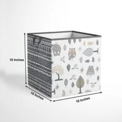 Bacati - Owls Gray/Beige Neutral Cotton Storage Box Small 7 Bacati - Owls Gray/Beige Neutral Cotton Storage Box Small -IRIS Storage Deals Store GUEST 0c84eb15 78da 44ed 9c52 751bb6389e63