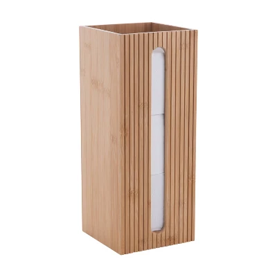 Oslo Square Bamboo Toilet Tissues Reserve Brown - Bath Bliss 1 Oslo Square Bamboo Toilet Tissues Reserve Brown - Bath Bliss