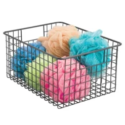 MDesign Bath Metal Storage Organizer Basket - 4 Pack -IRIS Storage Deals Store GUEST 0d8695d7 4f5f 496d b928 c4e7e3e22b80