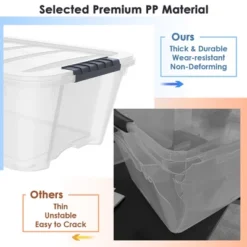 Costway 12 Pack Latch Stack Storage Box Tubs Bins Latches Handles -IRIS Storage Deals Store GUEST 0dc11d1e 861f 4e1b a1f4 716cfc4bcd23