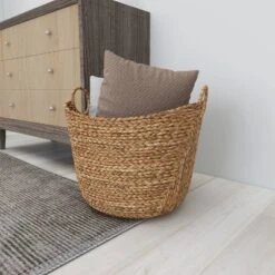 19" X 20" X 18" Brown Sea Grass Contemporary Storage Basket - Olivia & May -IRIS Storage Deals Store GUEST 0e53cc8e 6d18 40b1 8fb8 fa3a254f1d44