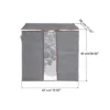 Unique Bargains Foldable Clothes Storage Bags With Reinforced Handle For Clothes Bedding Blankets