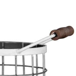 Set Of 2 Oblong Metal & Wood Handled Baskets - Foreside Home & Garden 9 Set Of 2 Oblong Metal & Wood Handled Baskets - Foreside Home & Garden -IRIS Storage Deals Store GUEST 0e9cec94 13f9 4f93 a845 f13c5d150d25