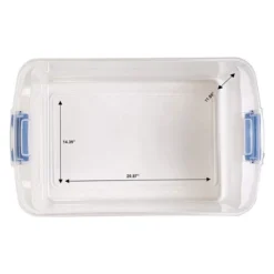 Homz 66 Qt Clear Storage Organizing Container Bin With Latching Lids -IRIS Storage Deals Store GUEST 10476b19 d675 4f6a b7d5 08dfd23c0a51