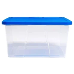 Homz Snaplock 12-Quart Plastic Multipurpose Stackable Storage Container Bins With Blue Snaplock Lid For Home And Office Organization, Clear (4 Pack) 6 Homz Snaplock 12-Quart Plastic Multipurpose Stackable Storage Container Bins With Blue Snaplock Lid For Home And Office Organization, Clear (4 Pack) -IRIS Storage Deals Store GUEST 11114a3b 9ba1 49b0 8db7 a38455a0b987