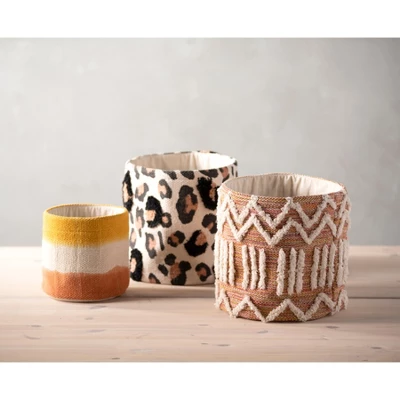 Haven Dip Dye Decorative Planter Basket 3 Haven Dip Dye Decorative Planter Basket - Image 3