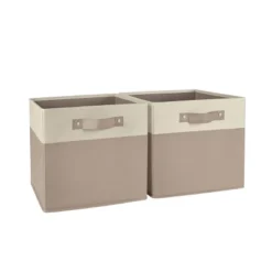 2pc Kids' 10.5" Two-Toned Folding Storage Bin Set - RiverRidge Home -IRIS Storage Deals Store GUEST 1279212b 786b 45f1 b15e 818e05dab01f