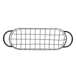 Oblong Black Metal Basket - Foreside Home & Garden -IRIS Storage Deals Store GUEST 12c71218 e512 409b b319 0b7c32cd2c21