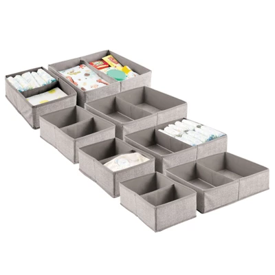 MDesign Fabric Child/Kids Drawer Organizer, 2 Sizes, Set Of 8 18 MDesign Fabric Child/Kids Drawer Organizer, 2 Sizes, Set Of 8 - Image 18