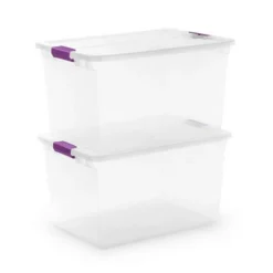 Sterilite 66 Quart Clear Latch Lid Storage Container Tote, 6 Pack, And 27 Quart Clear Latch Lid Storage Container Tote, 6 Pack For Home Organization -IRIS Storage Deals Store GUEST 1373489b 1365 47ca bd20 bbdbd0bc0551
