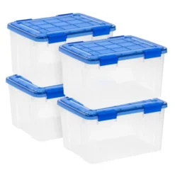 IRIS 44qt WeatherPro Plastic Storage Bin -IRIS Storage Deals Store GUEST 14349aba e7e0 43b3 84b6 d5593f349c68