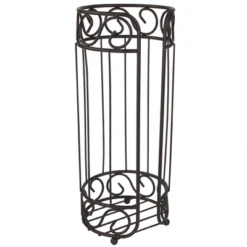 Home Basics Scroll Collection Bath Tissue Reserve Toilet Paper Roll Holder Stand, Bronze 7 Home Basics Scroll Collection Bath Tissue Reserve Toilet Paper Roll Holder Stand, Bronze -IRIS Storage Deals Store GUEST 14538f64 79f8 4e3e 9627 c6f10cd180c7