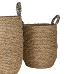 Set Of 3 Baskets Brown Woven Seagrass By Foreside Home & Garden 8 Set Of 3 Baskets Brown Woven Seagrass By Foreside Home & Garden -IRIS Storage Deals Store GUEST 1668b3f3 6dbd 41ee 9345 f1248024dc7e
