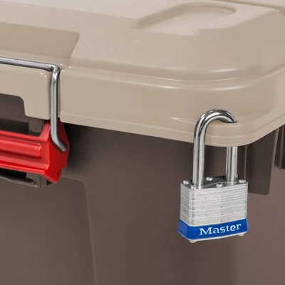 IRIS 82qt Store-It-All Container With Buckles Black/Red 5 IRIS 82qt Store-It-All Container With Buckles Black/Red - Image 5