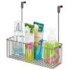 MDesign Metal Hanging Over Cabinet Bathroom Storage Organizer Basket