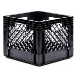 Juggernaut Storage 16 Quart Indoor Outdoor Stackable Heavy-Duty Storage Milk Dairy Crate With Handles For Home, Office, Or Garage, Black (2 Pack) 6 Juggernaut Storage 16 Quart Indoor Outdoor Stackable Heavy-Duty Storage Milk Dairy Crate With Handles For Home, Office, Or Garage, Black (2 Pack) -IRIS Storage Deals Store GUEST 19ad2b6d 5bc6 4eba 999a 157aba038e58