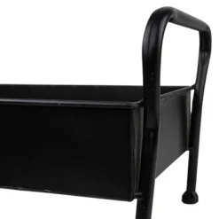 Footed Caddy Black Metal - Foreside Home & Garden -IRIS Storage Deals Store GUEST 1a7018b9 8548 4e36 ad32 23577ce9c452
