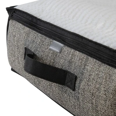 Simplify 40 X 18 X 6 2pk Under Bed Storage Bags Black 3 Simplify 40 X 18 X 6 2pk Under Bed Storage Bags Black - Image 3