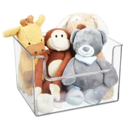 MDesign Open Front Plastic Storage Bin For Cube Furniture, 12" W, 4 Pack - Clear -IRIS Storage Deals Store GUEST 1cd95db6 e8d1 4db1 8028 19cc0832ab4c