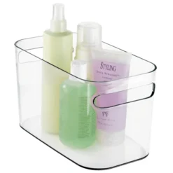 MDesign Plastic Bathroom Vanity Storage Organizer Bin, 10" Long, 4 Pack -IRIS Storage Deals Store GUEST 1cdc53f1 1fcb 4473 9059 230125924f2a