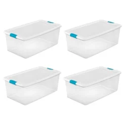Sterilite Storage System Solution With 106 Quart Clear Stackable Storage Box Organization Containers With White Latching Lid -IRIS Storage Deals Store GUEST 1d503051 d05e 4b39 8838 02850b77e906