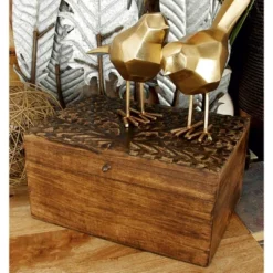 Set Of 3 Rustic Carved Mango Wood Boxes - Olivia & May 23 Set Of 3 Rustic Carved Mango Wood Boxes - Olivia & May -IRIS Storage Deals Store GUEST 1dd284f2 b35b 4c1b 8e9a f1e5e2e239c8