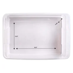 Homz Snaplock Multipurpose 28 Quart Clear Stackable Storage Container Bins With Tight Seal Lids For Indoor Home Organization, (2 Pack) -IRIS Storage Deals Store GUEST 1dd758bf e1f3 4093 b3bf a0a520a00cde