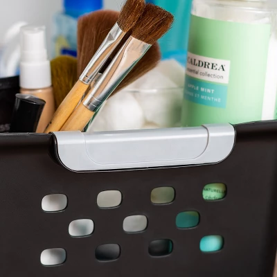 IRIS USA Plastic Storage Basket, Shelf Basket Organizer For Pantries 4 IRIS USA Plastic Storage Basket, Shelf Basket Organizer For Pantries - Image 4