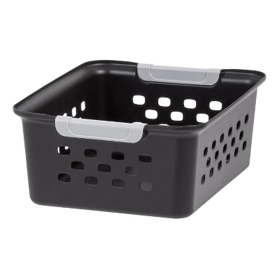 IRIS USA Plastic Storage Basket, Shelf Basket Organizer For Pantries 6 IRIS USA Plastic Storage Basket, Shelf Basket Organizer For Pantries - Image 6