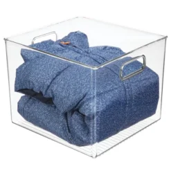 MDesign Plastic Storage Organizer Bin With Handles For Closets -IRIS Storage Deals Store GUEST 1e8b2ca9 422a 45d1 9877 1996f9032bb4