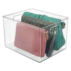 MDesign Plastic Storage Organizer Bin With Handles For Closets -IRIS Storage Deals Store GUEST 1f955ff8 2f65 43d6 b2d0 e59502049260