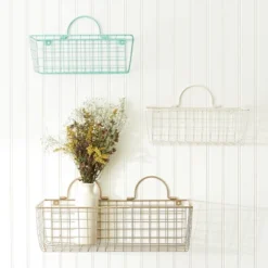 Design Imports Set Of 2 M Gold Wire Wall Baskets -IRIS Storage Deals Store GUEST 1fa72864 7a21 46db 825a 77cbdcb4427b