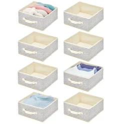 MDesign Fabric Modular Closet Organizer Box For Cube Units, 8 Pack -IRIS Storage Deals Store GUEST 2062add3 dbab 4485 aabc 403e52196878