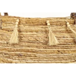 2pk Large Round Leaf Storage Baskets Natural/Beige - Olivia & May -IRIS Storage Deals Store GUEST 20d2ee55 5009 4f67 8953 5edd05cca96e